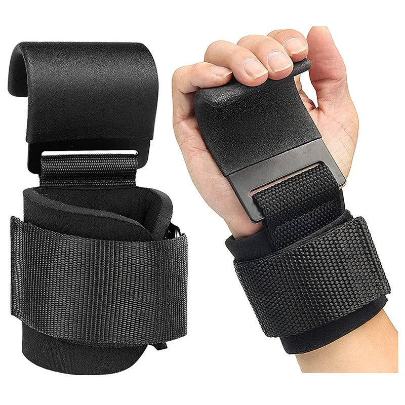 Gewichtheffen Haakgrepen Met Polsbandages